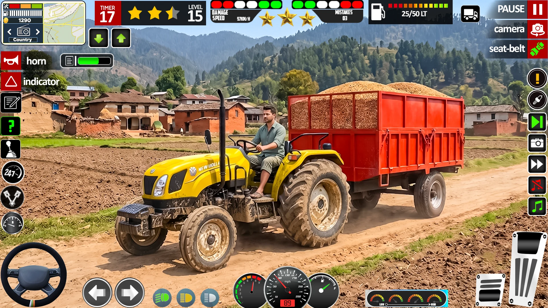 Real Indian Farming Tractor 3D screenshot