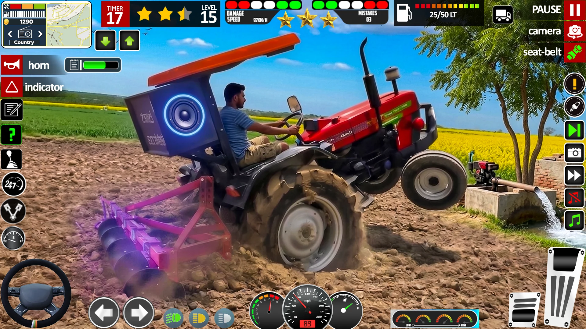 Real Indian Farming Tractor 3D screenshot