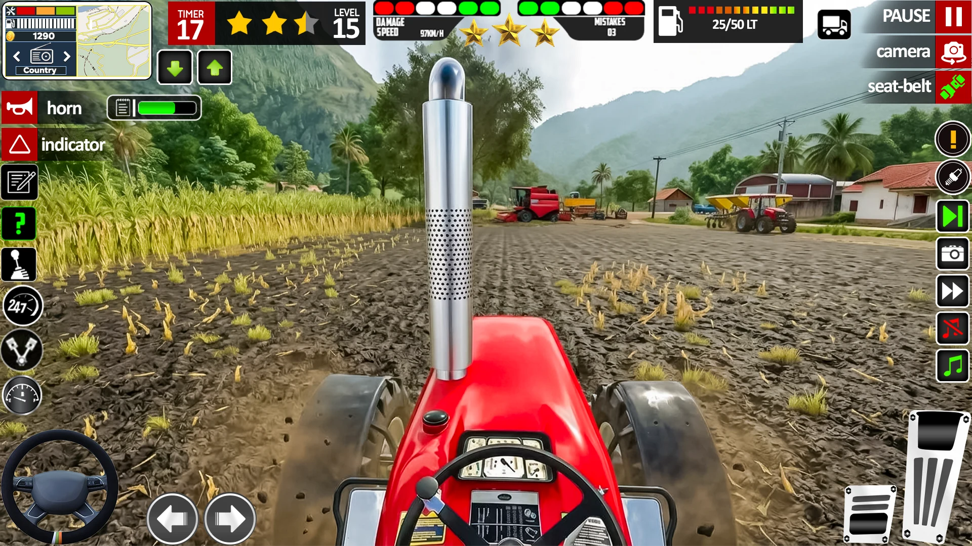 Real Indian Farming Tractor 3D screenshot