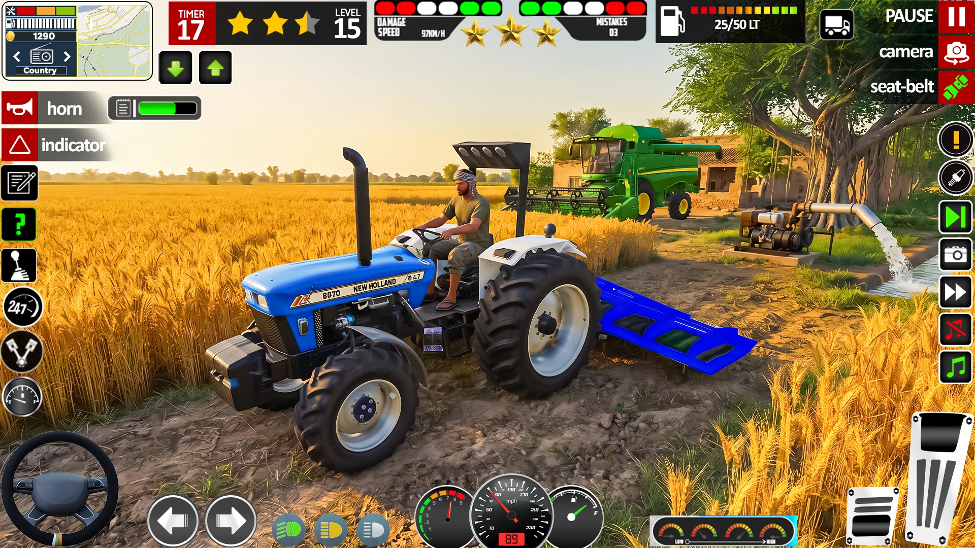 Real Indian Farming Tractor 3D screenshot